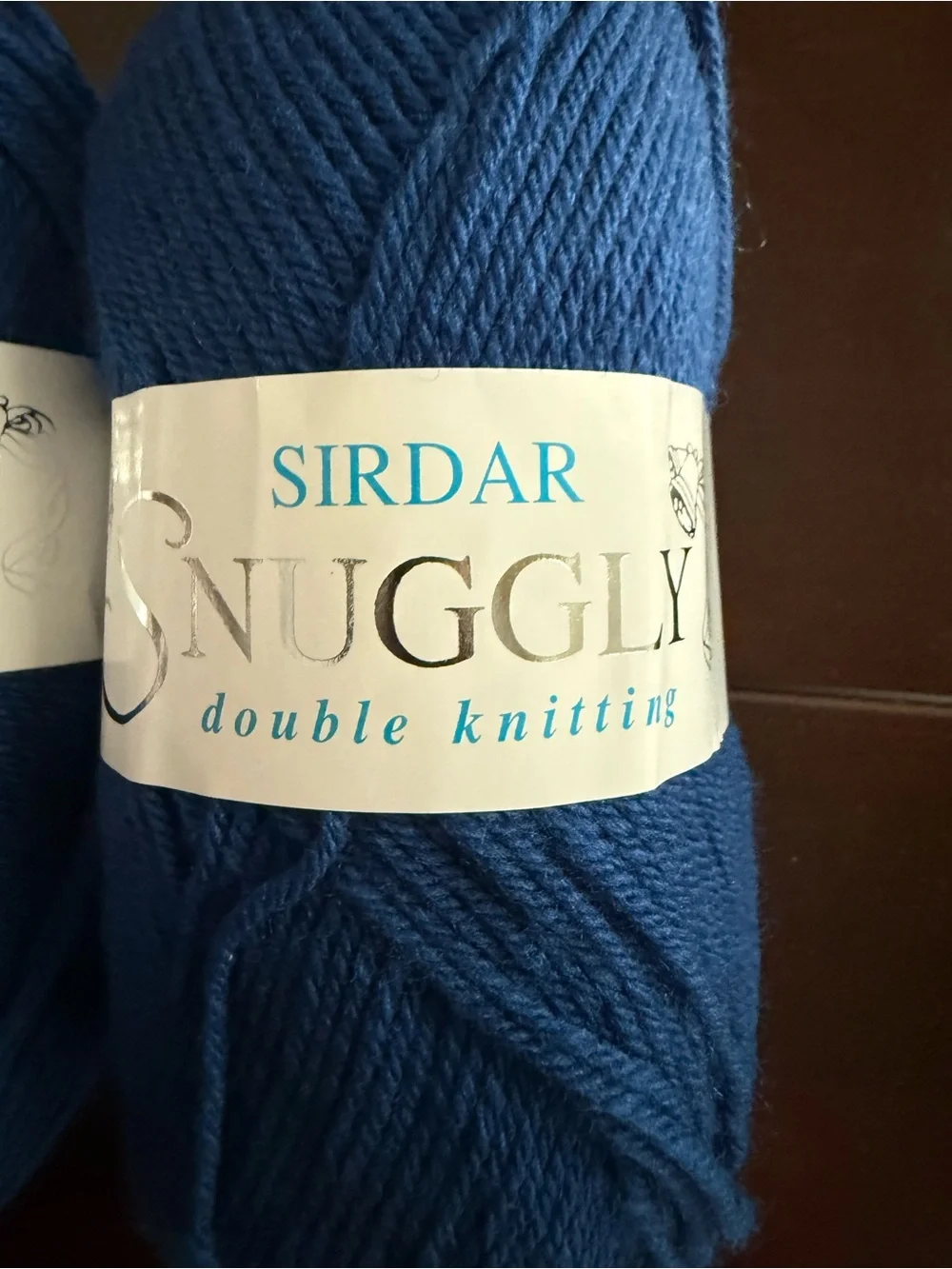Snuggly Double Knitting Yarn - Blue